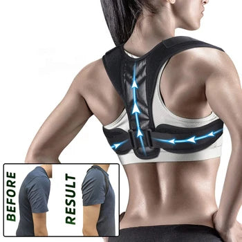 ADJUSTABLE BACK POSTURE CORRECTOR WITH WAIST SUPPORT STRAPS FOR BOYS A